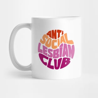 Anti Social Lesbian Club Mug